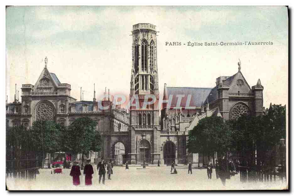 CPA Paris Eglise Sanit Germain l'Auxerrois 