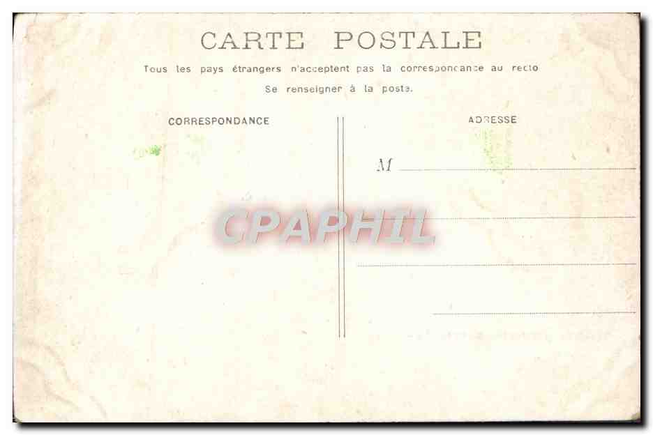 CPA Paris Eglise Sanit Germain l'Auxerrois  — Verso