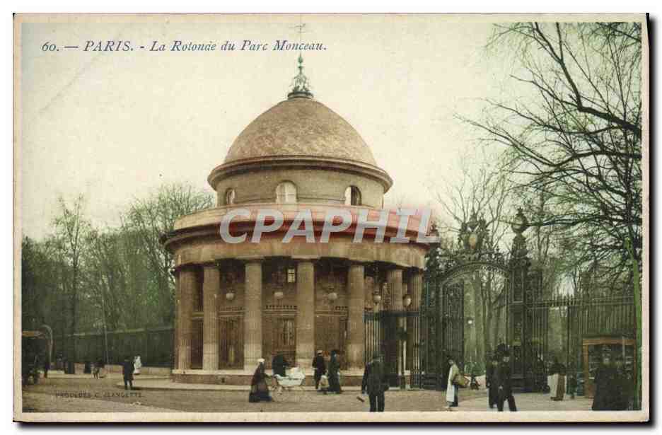 CPA Paris La Rotonde du Parc Monceau 