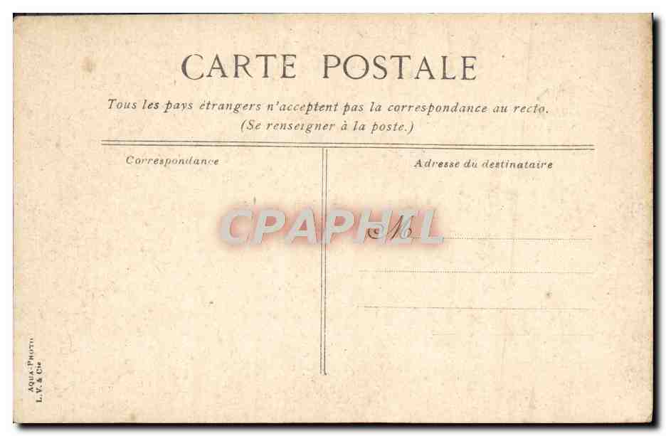 CPA Bois de Boulogne Lac inferieur La pointe sud de l'ile  — Verso