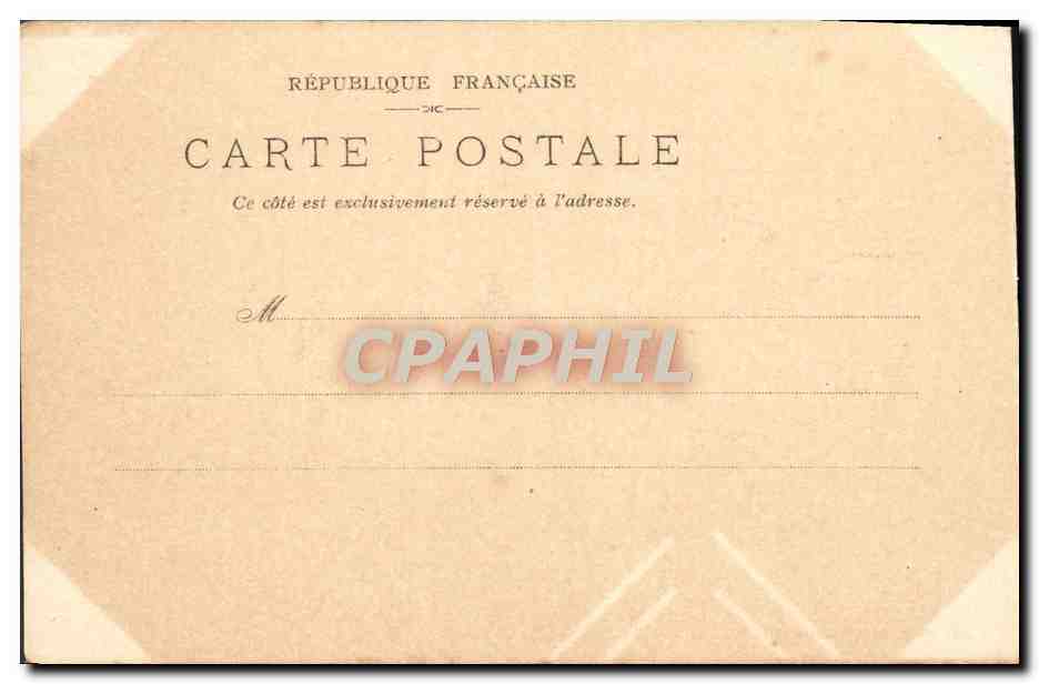 CPA Exposition de 1900 Pavillon de la Ville de Paris Bateau Peniche  — Rückseite