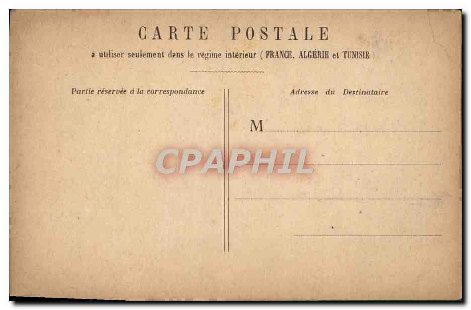 CPA Paris Place de la Bastille  — Verso