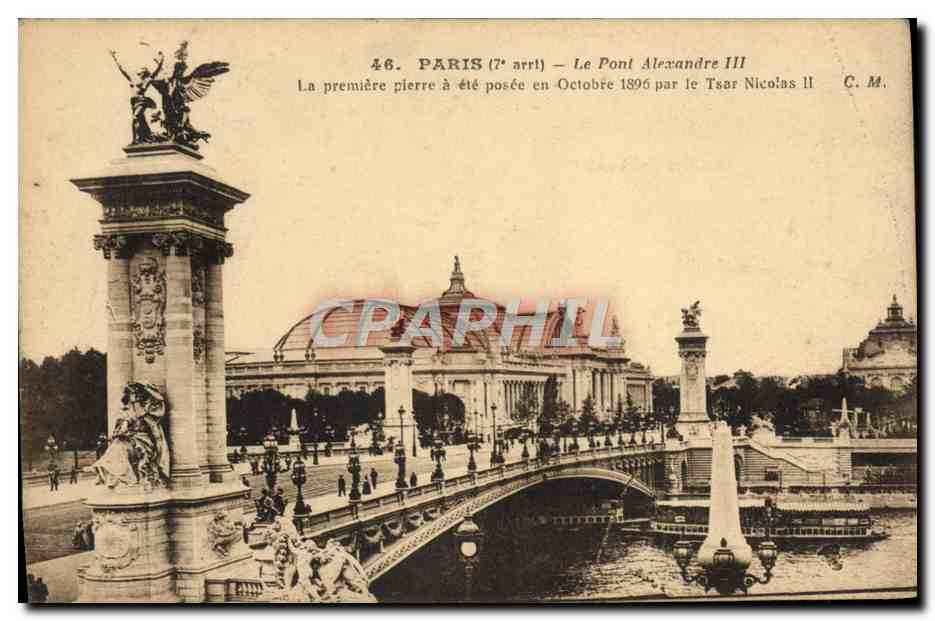 CPA Paris Le Pont Alexandre lll