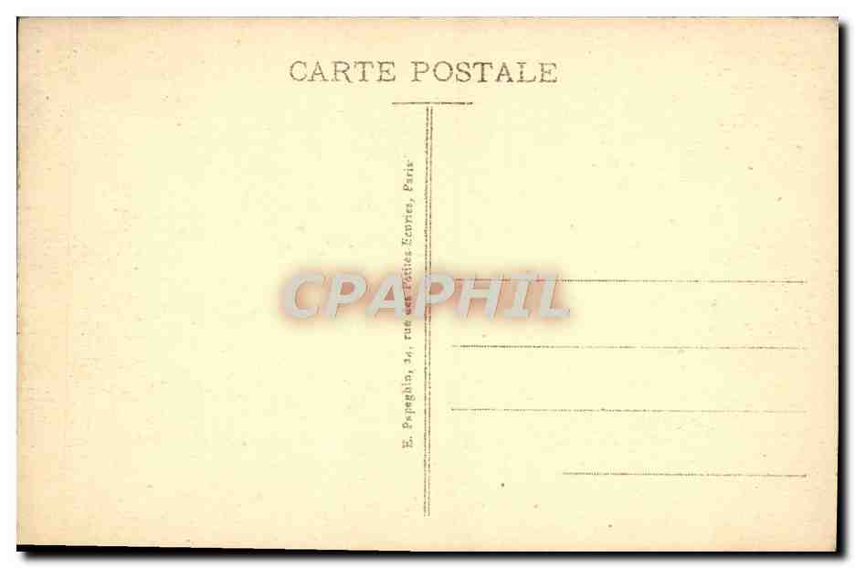 CPA Paris La Chambre des Deputes  — Rückseite