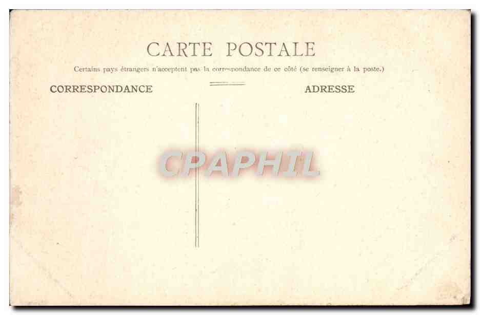 CPA Paris Arc de Triomphe du Carrousel — Verso