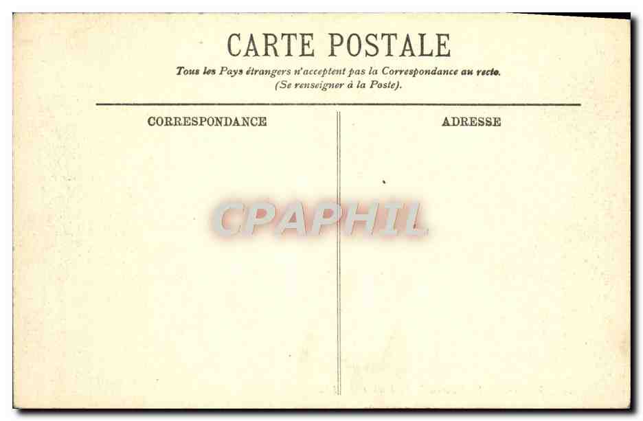 CPA Paris La Colonnade du Loure  — Rückseite