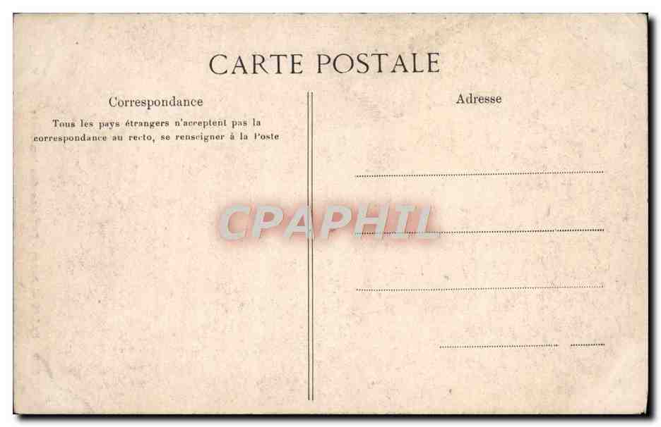 CPA Paris Senat Fontaine des Innocents  — Rückseite