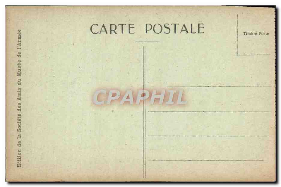 CPA Paris Hotel des Invalides Le Dome Maitre Autel  — Verso