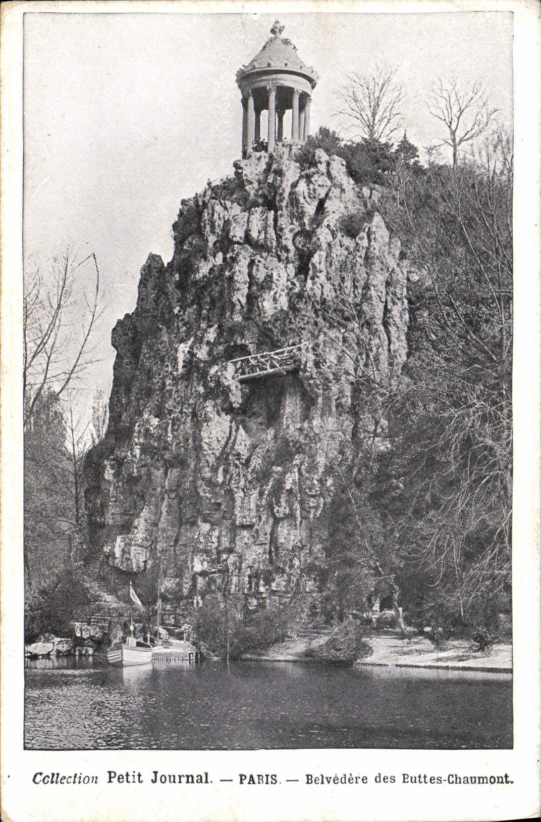 CPA Paris Belvedere des Buttes Chaumont