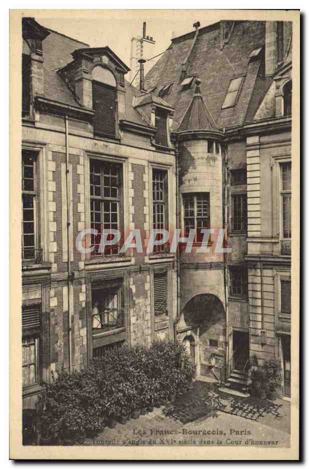 CPA Les Francs Bourgeois Paris Tourelle d'angle dans la cour d'honneur