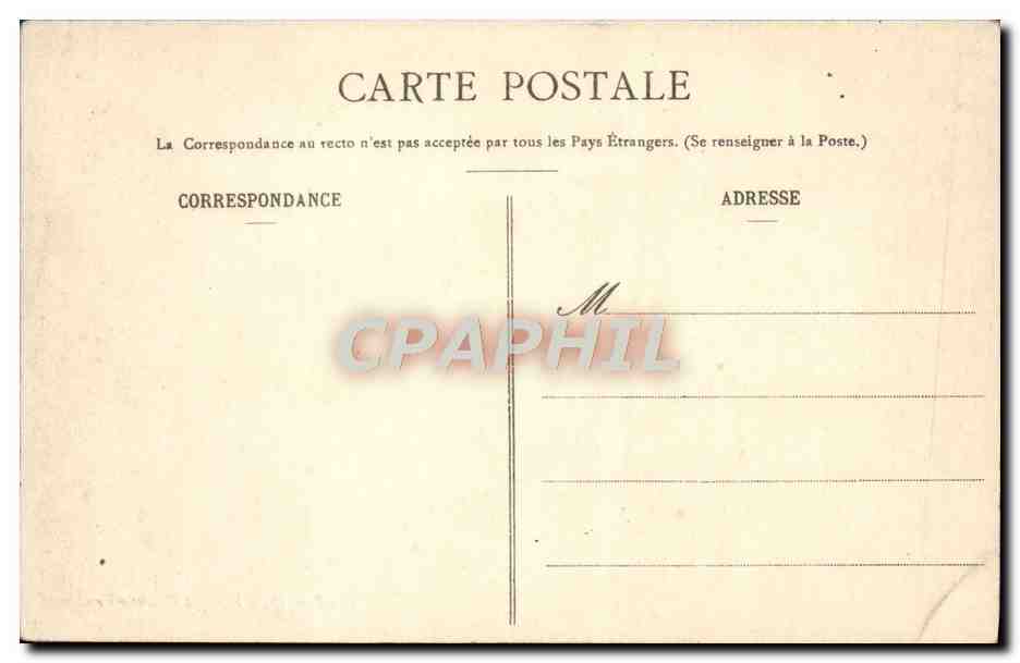 CPA Paris Place et Colonne Vendome  — Rückseite