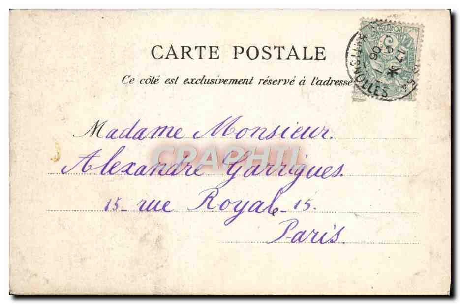CPA Paris Square Notre Dame  — Verso