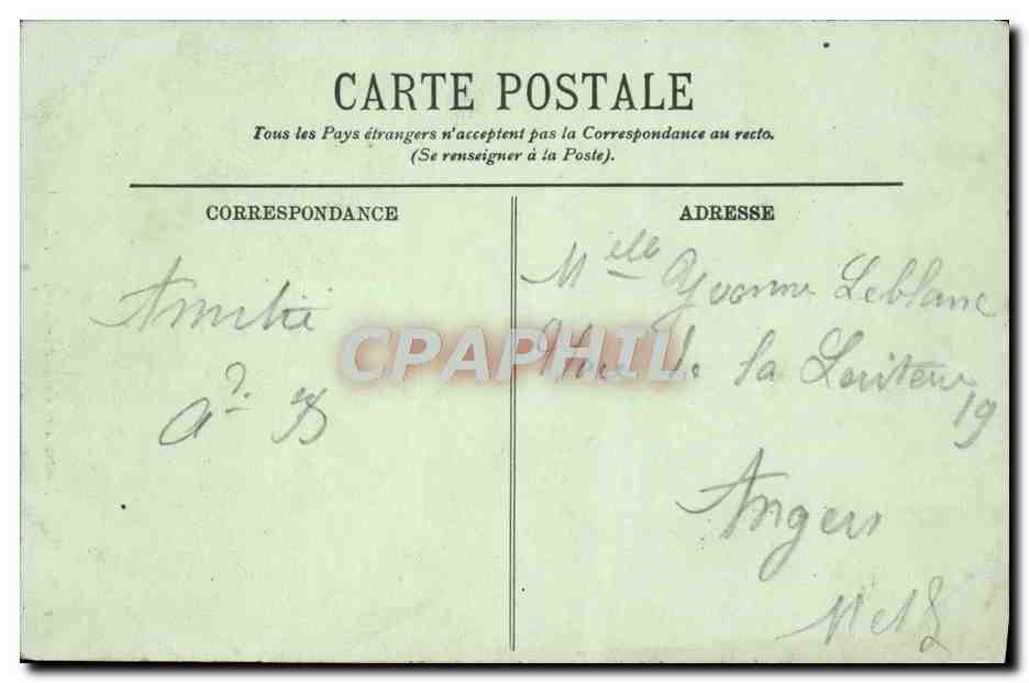 CPA Paris Funiculaire du Sacre Coeur  — Rückseite