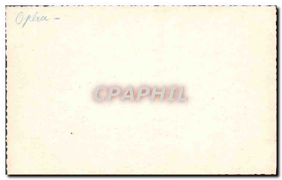 CPA Paris Opera  — Rückseite