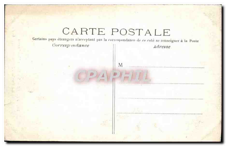 CPA Paris Le Parc Monceau Le portail romain  — Rückseite