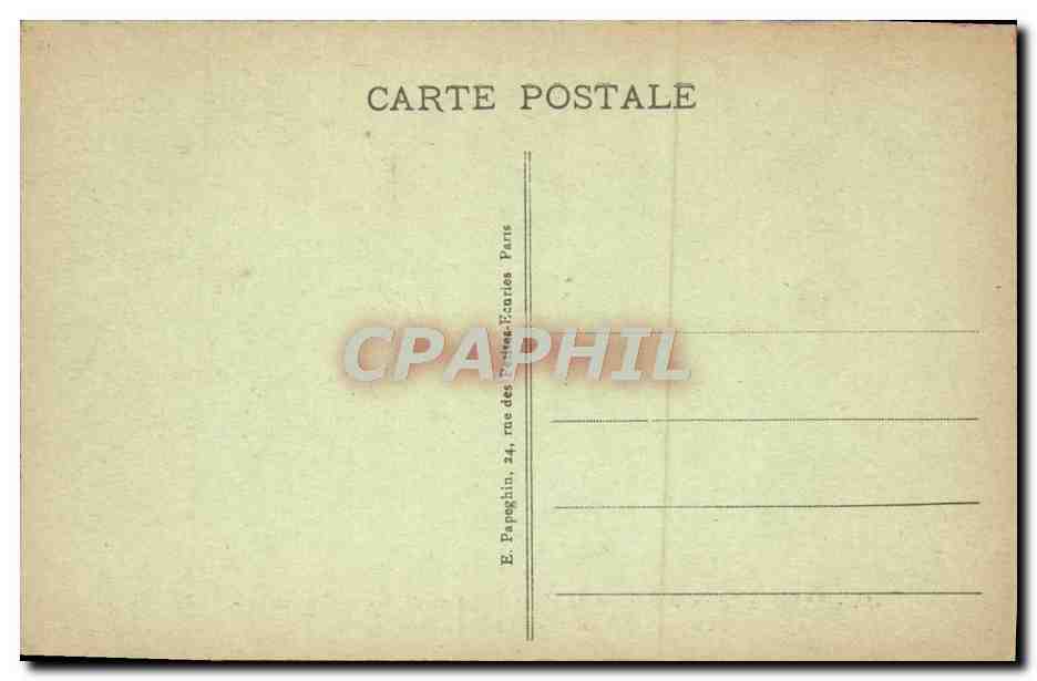 CPA Paris Eglise St Etienne du Mont Chasse de Sainte Genevive  — Verso