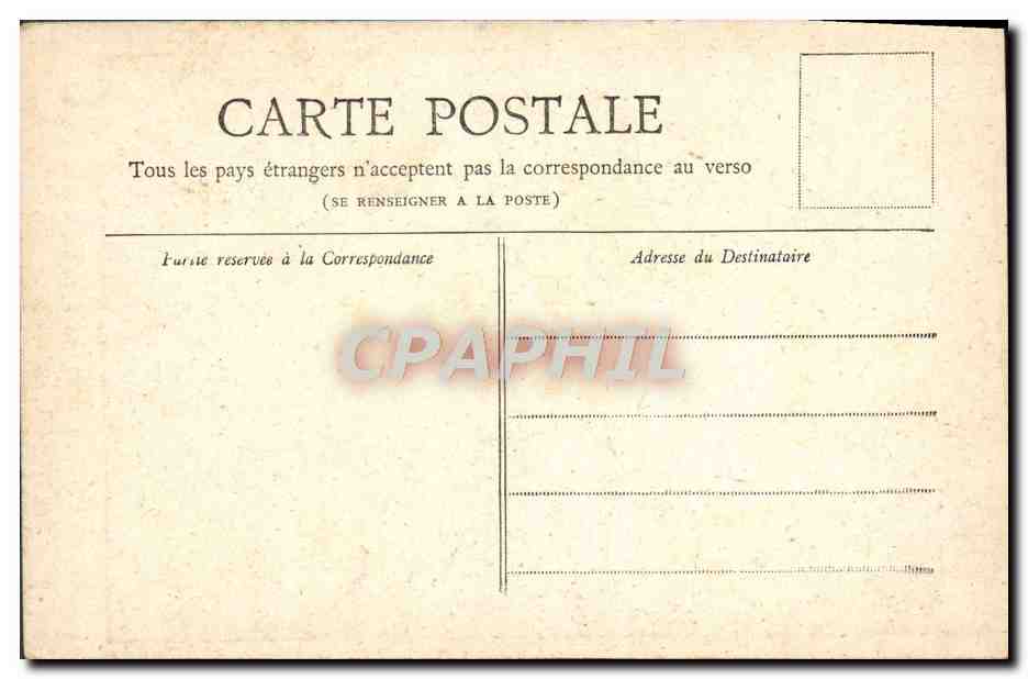 CPA Paris La Porte Saint Denis  — Verso