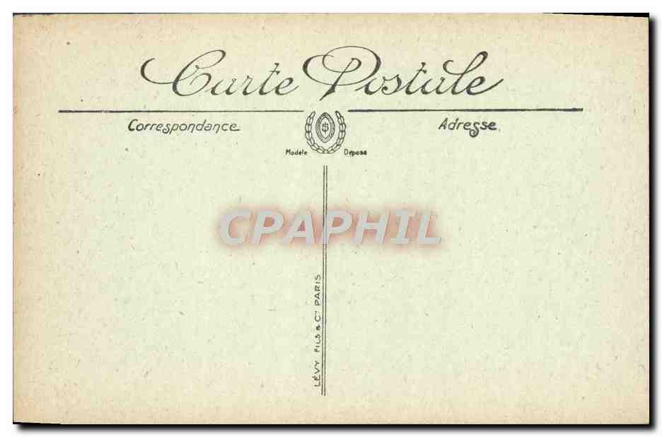 CPA Paris Le Boulevard Montmartre  — Verso