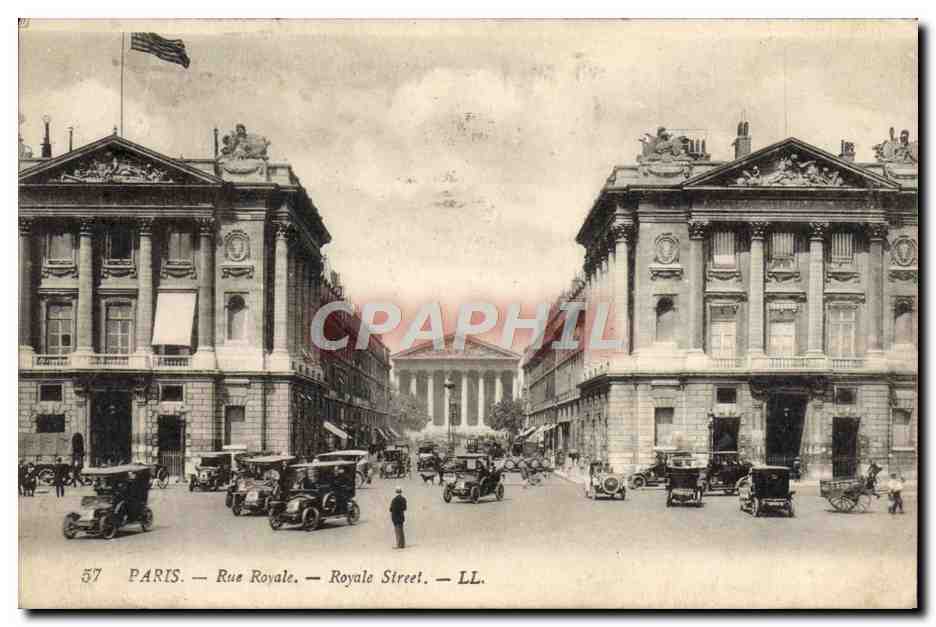 CPA Paris Rue Royale 