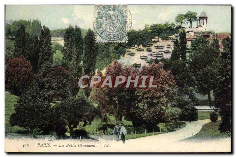 CPA Paris Les Buttes Chaumont 