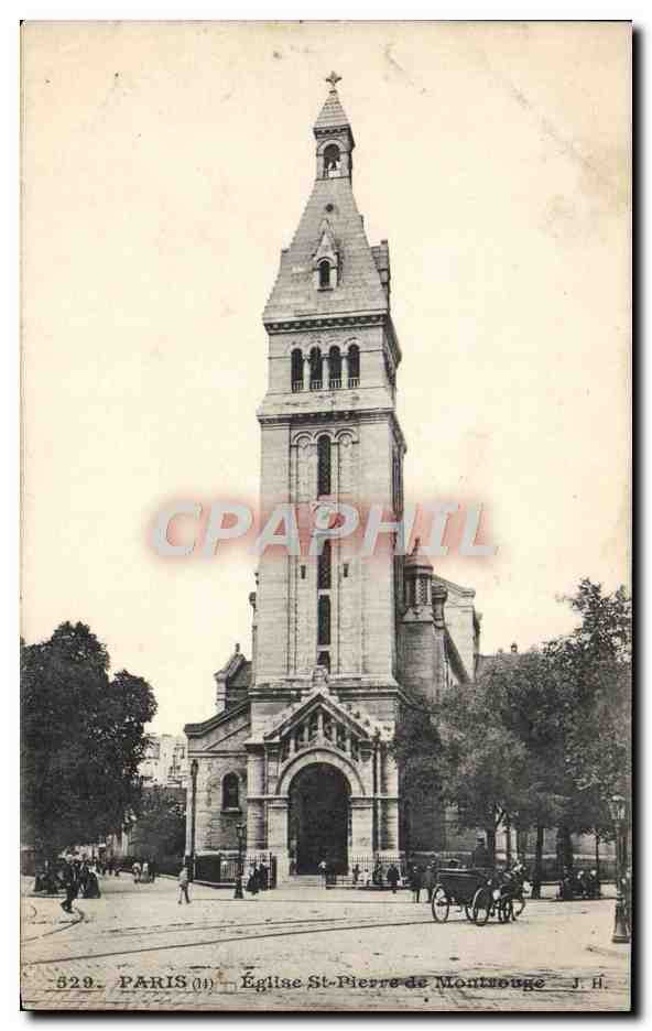 CPA Paris Eglise St Pierre de Montrouge 