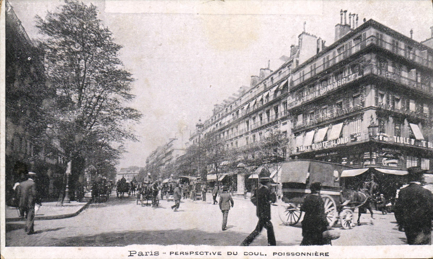 CPA Paris Perspective du Doul Poissonniere 