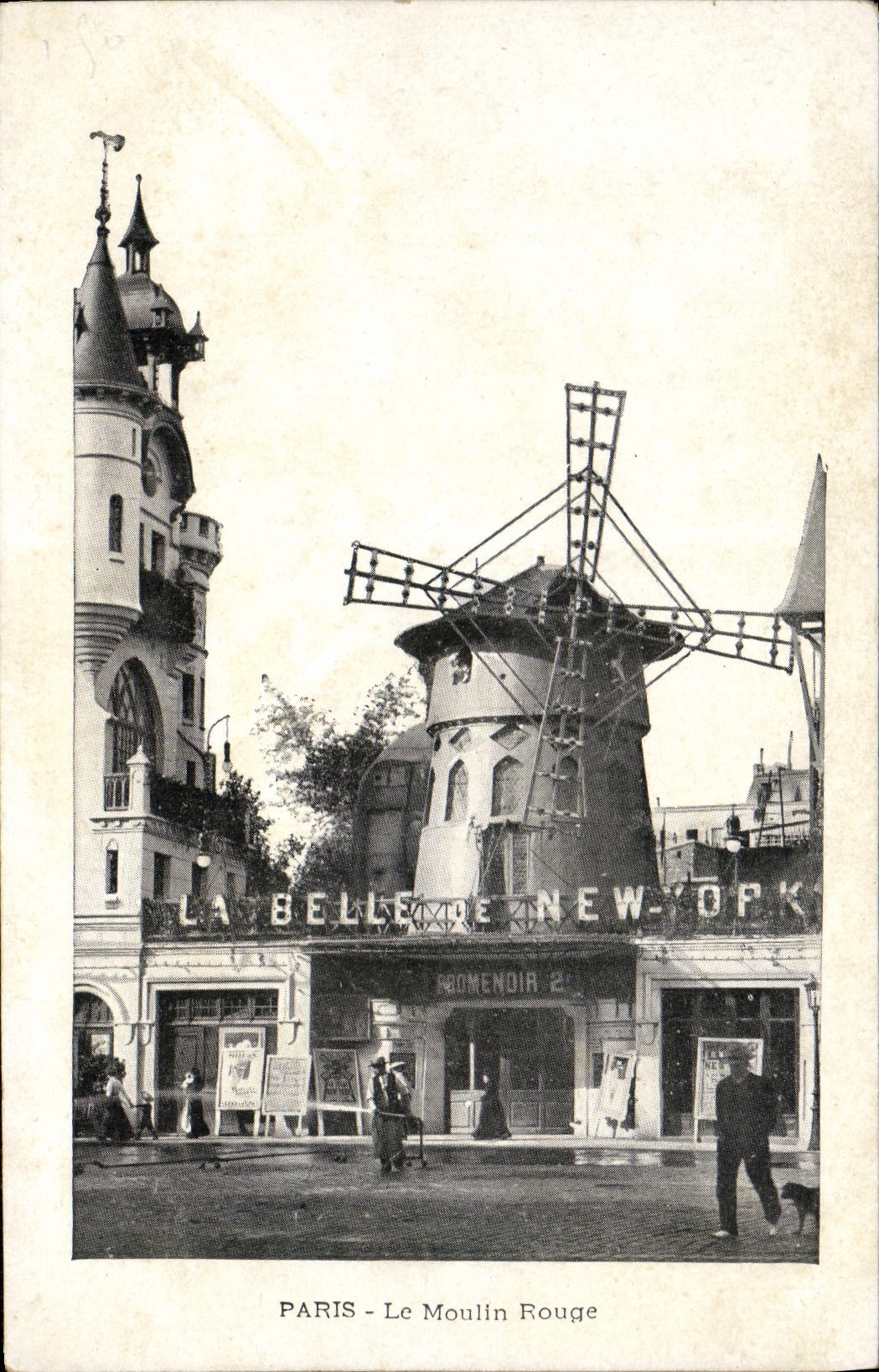 CPA Paris Le Moulin Rouge La Belle de New York