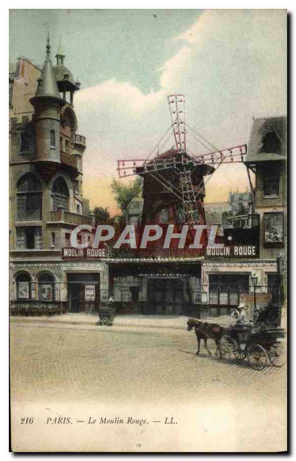 CPA Paris Le Moulin Rouge 