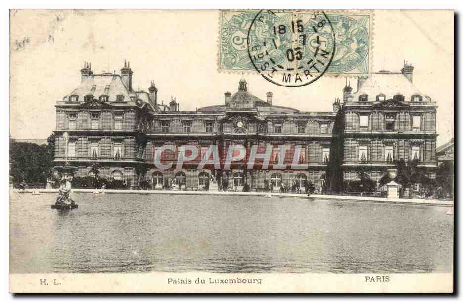 CPA Paris Palais Du Luxembourg