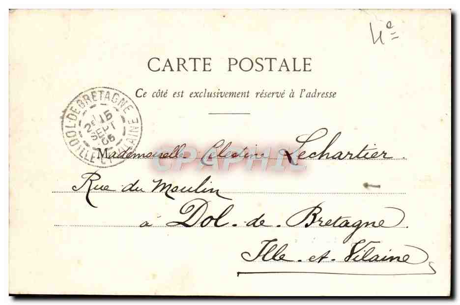 CPA Paris L'Hotel De Ville Bateau Peniche — Rückseite