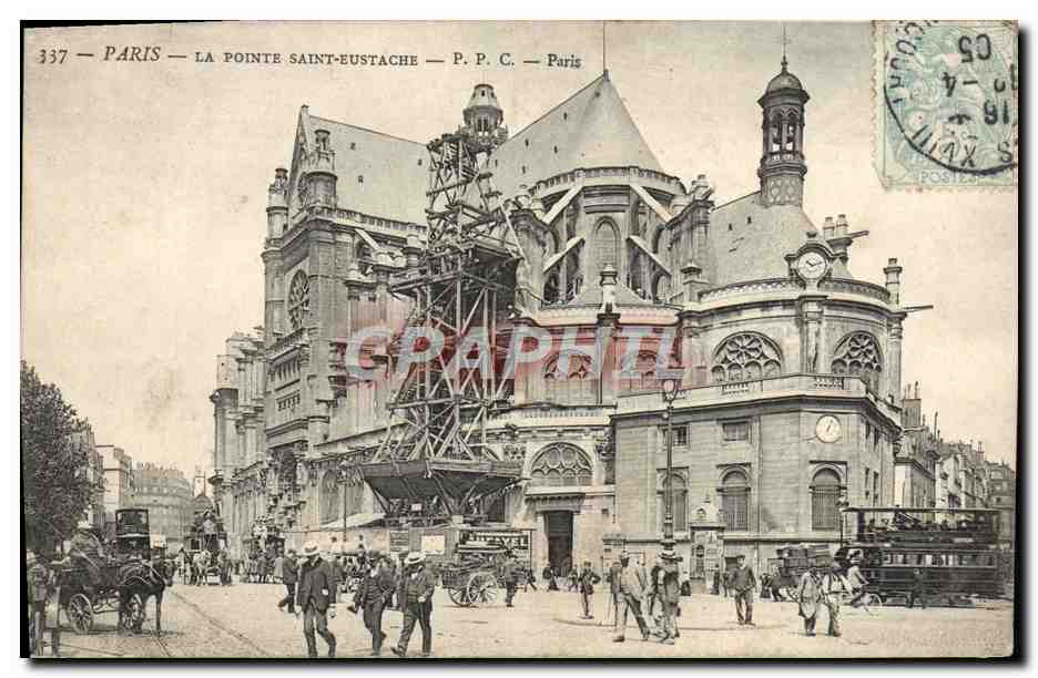 CPA Paris La Pointe Saint Eustache
