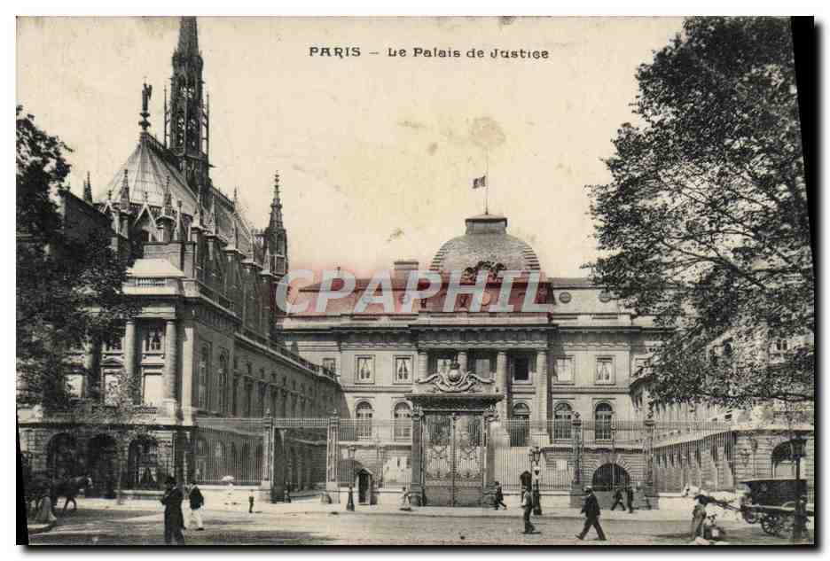 CPA Paris Le Palais De Justics