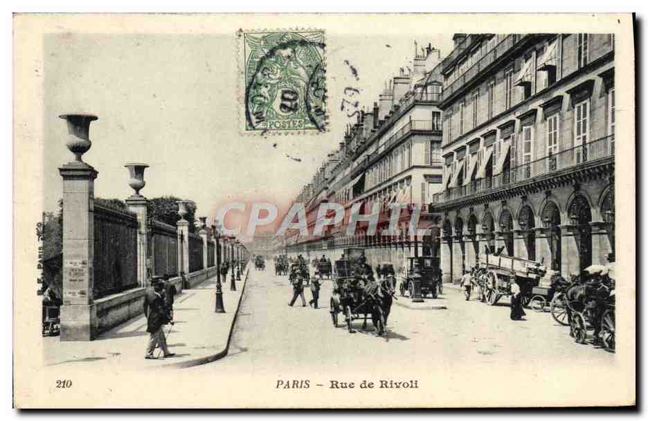 CPA Paris Rue De Rivoli