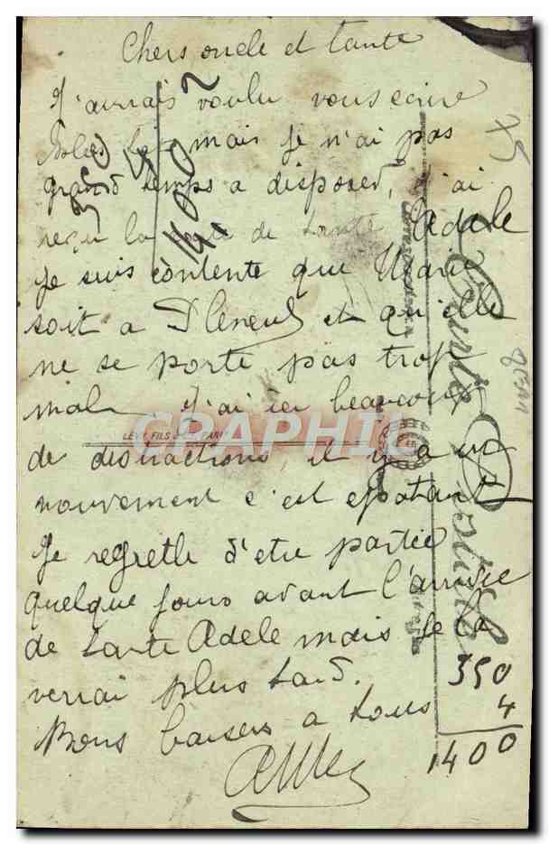CPA Paris La Gare Saint Lazare — Rückseite