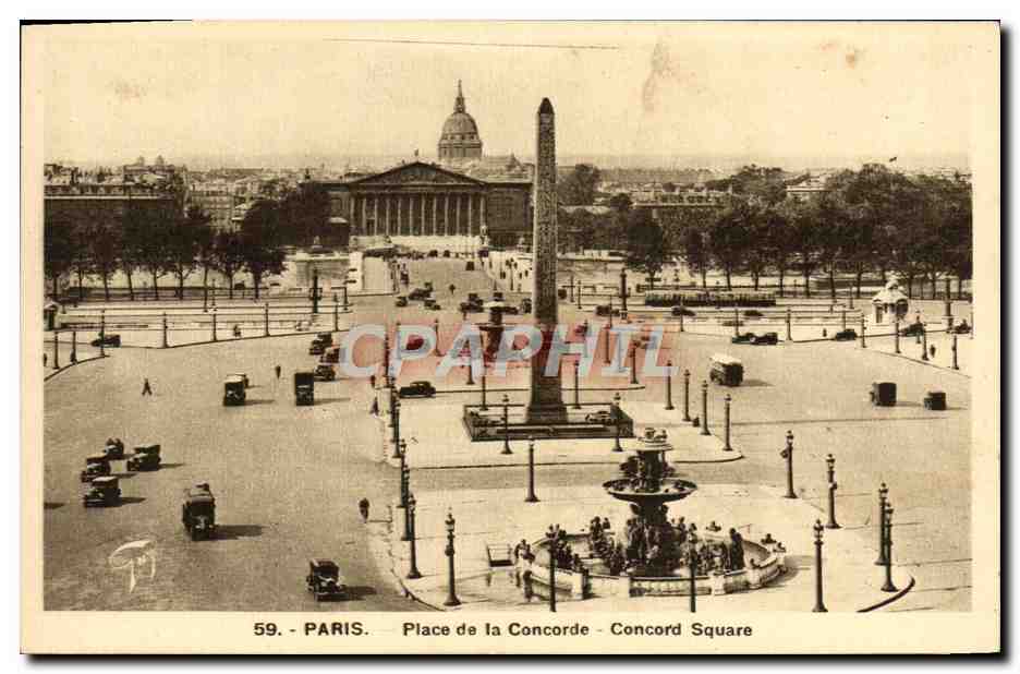 CPA Paris Place De La Concorde