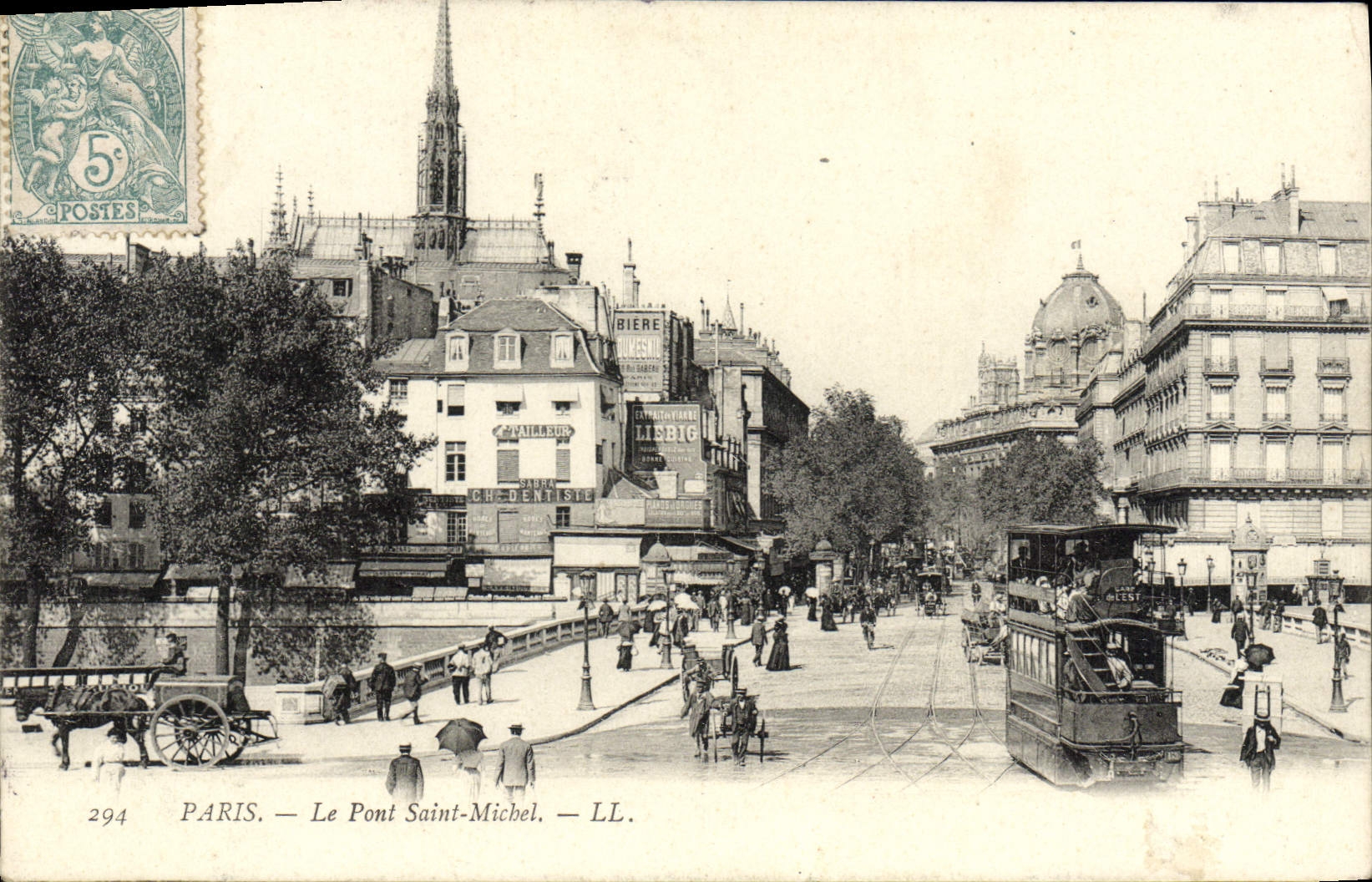 PARIS — De Brug Saint-Michel — LL. — n°294