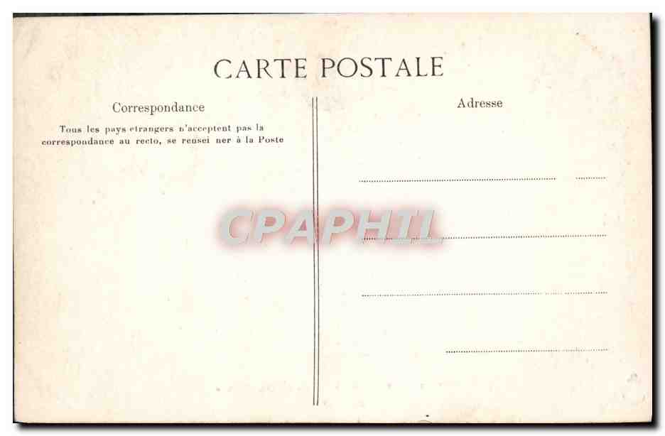 CPA Paris Senat Galerie Des Bustes — Rückseite