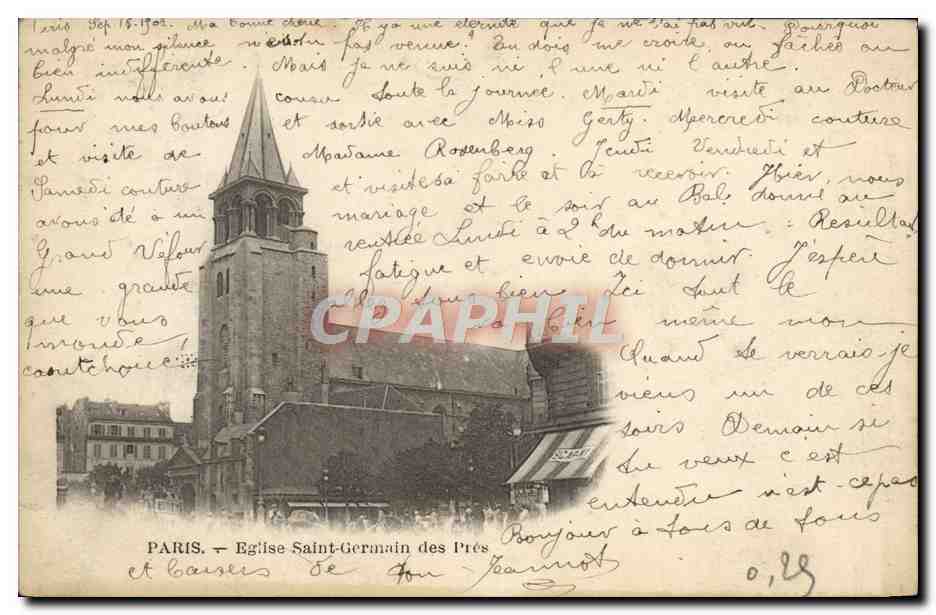 CPA Paris Eglise Saint Germain des Pres 