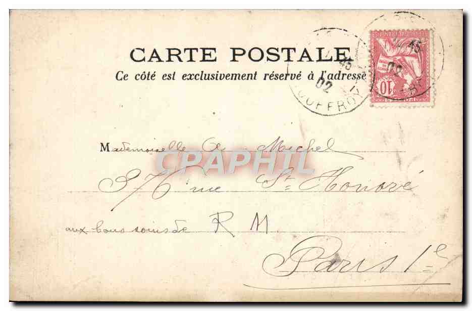 CPA Paris Eglise Saint Germain des Pres  — Rückseite