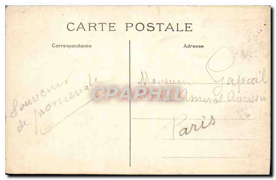 CPA Paris Souvenir du Sacre Coeur de Montmartre  — Rückseite