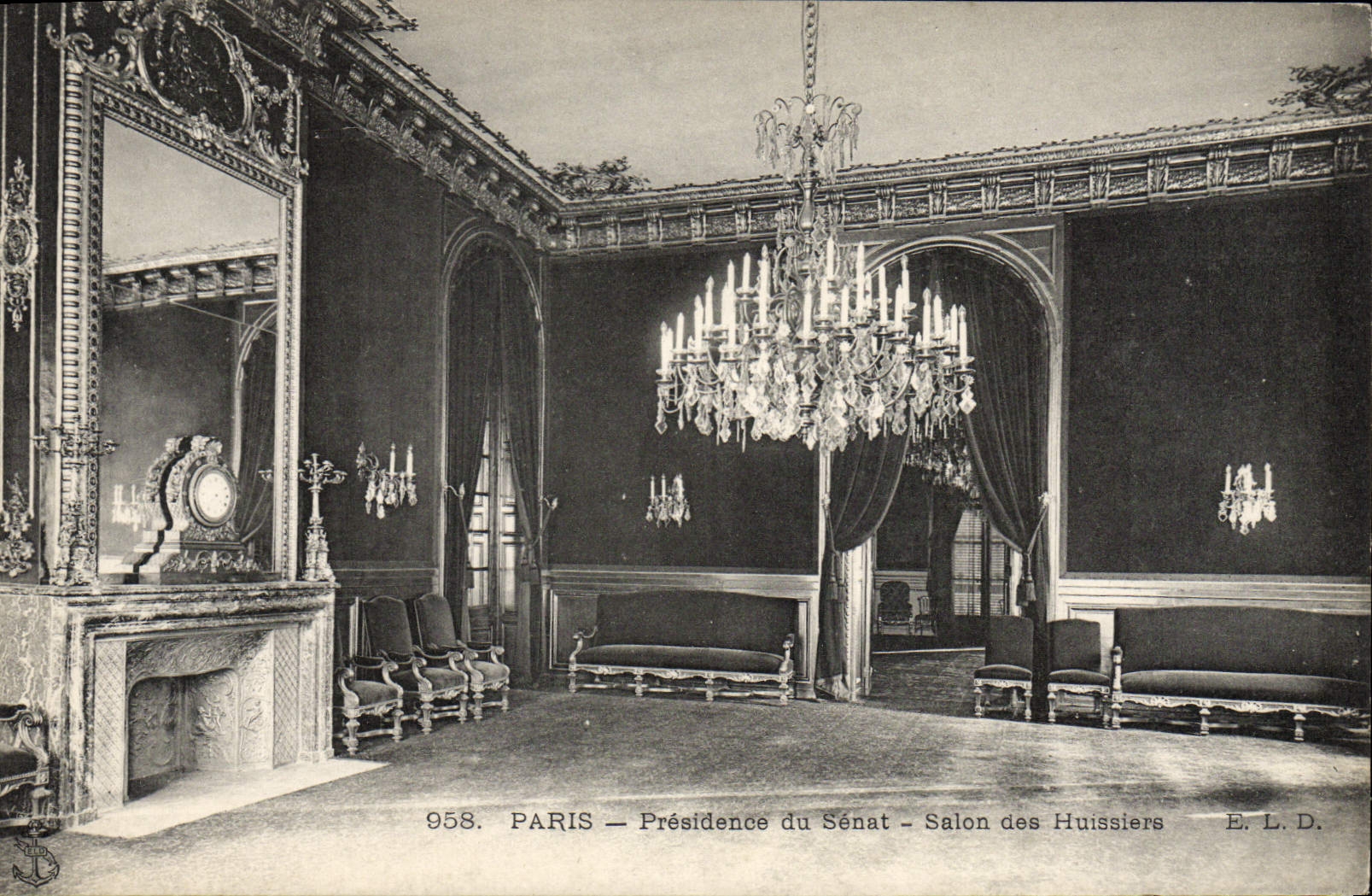 CPA Paris Presidence du Senat Salon des Huissiers