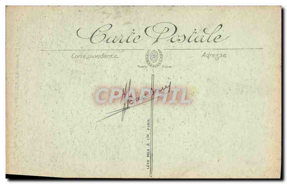 CPA Paris Porte monumentale du grand palais — Rückseite
