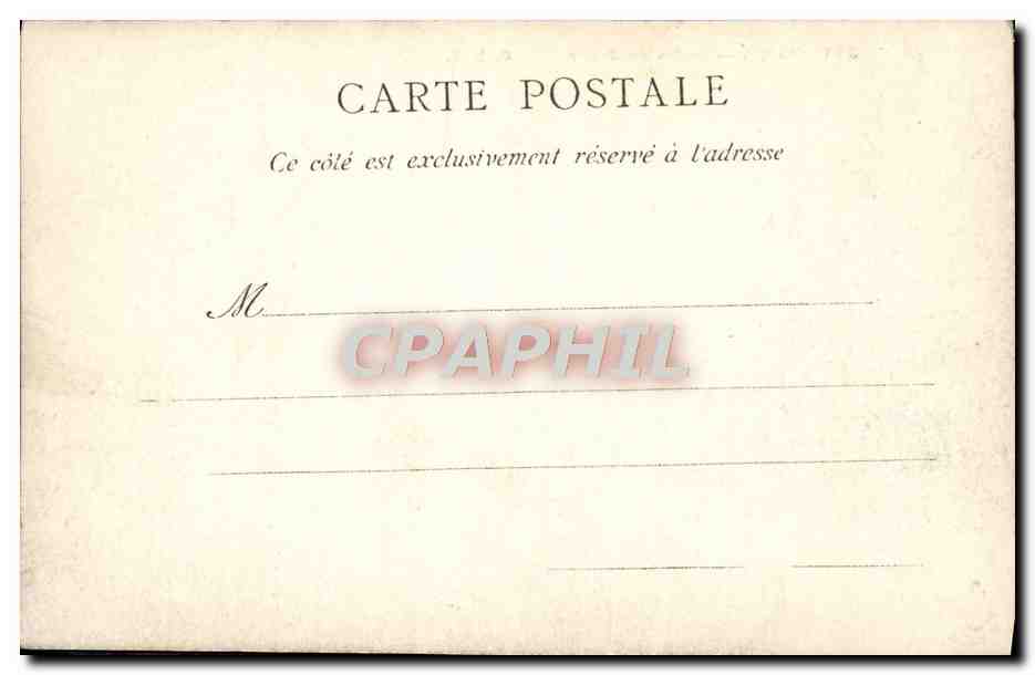 CPA Paris Jardin de Cluny  — Rückseite