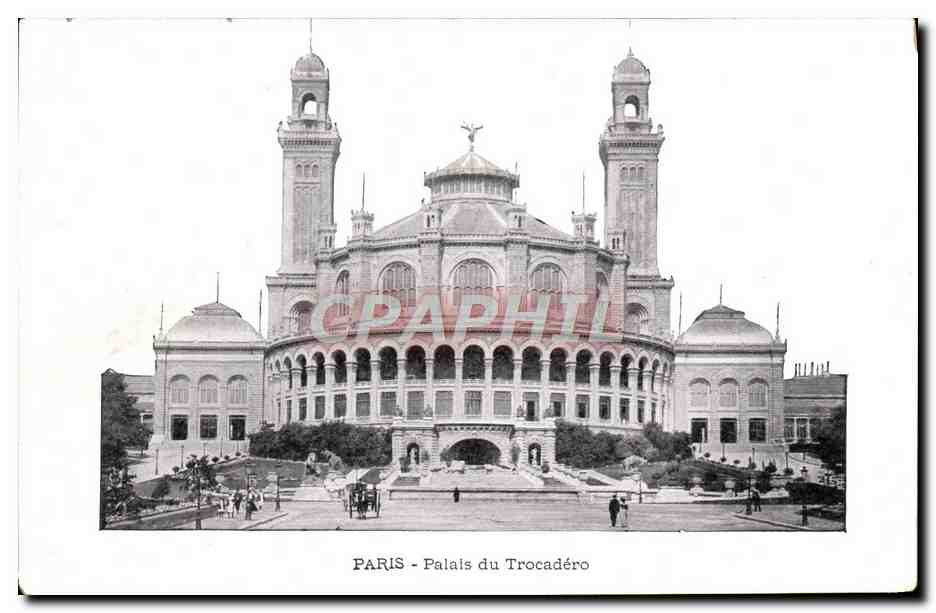 CPA Paris Palais Du Trocadero