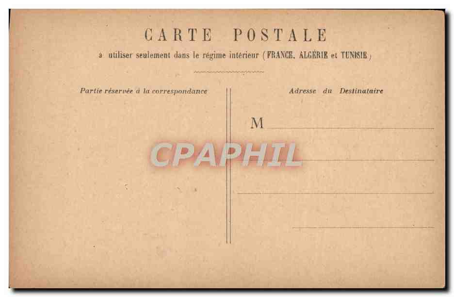 CPA Paris Palais Du Trocadero — Rückseite
