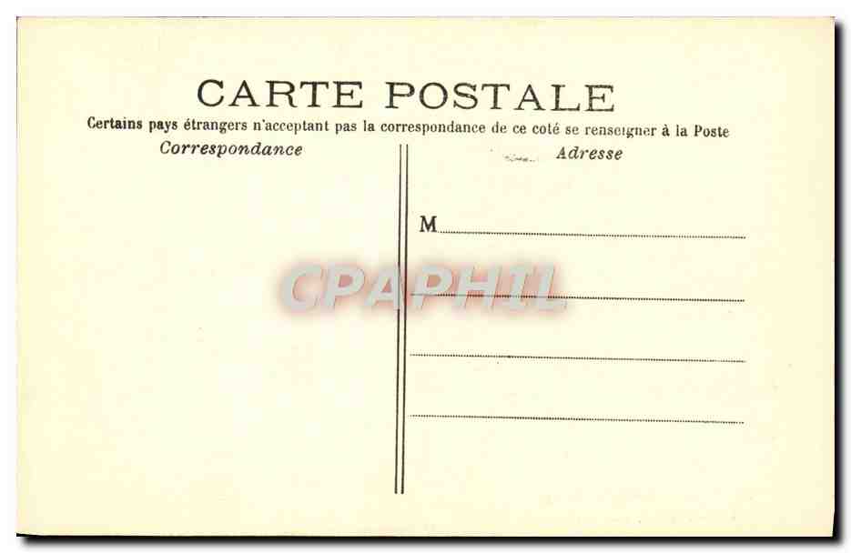 CPA Paris Musee De Cluny Cour D'entree Cote droit — Rückseite