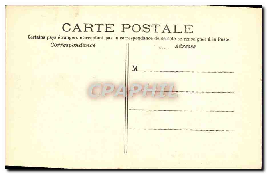 CPA Paris Musee De Cluny Cour D'entree cote droit  — Rückseite