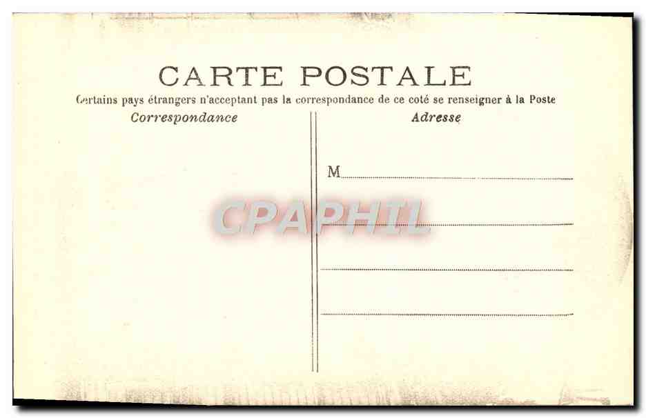 CPA Paris Hotel Des Invalides Porte Centrale — Rückseite