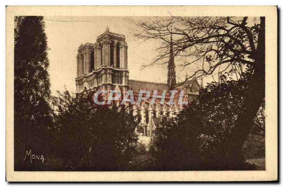 CPA Paris Cathedrale Notre Dame