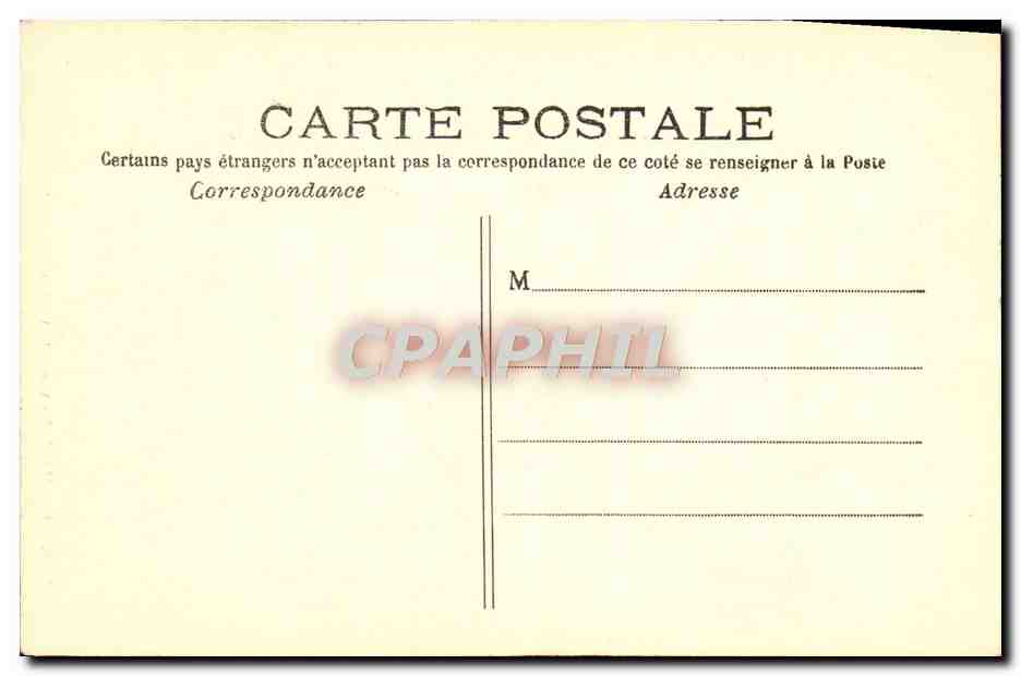 CPA Paris Hotel Carnavalet Ancien Arc de Nazareth — Rückseite